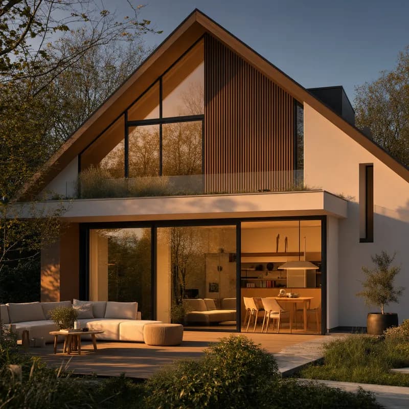 Warm dusk render