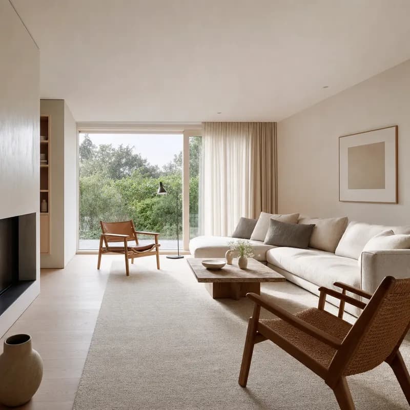 Scandinavian interior render example