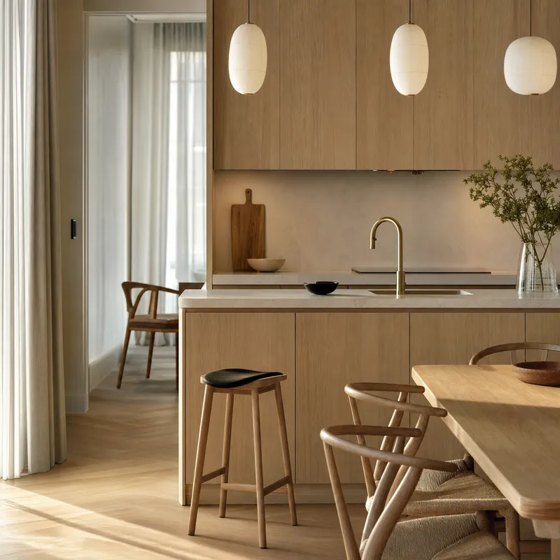 Scandinavian kitchen render