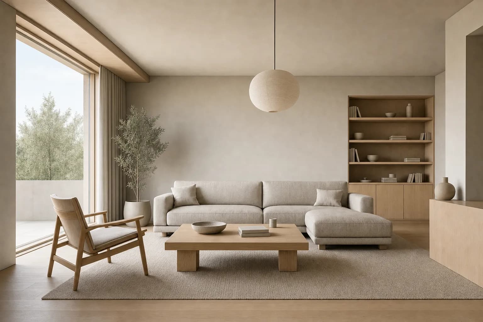 Finished interior render derived from the same synthetic 3ds Max-style camera view