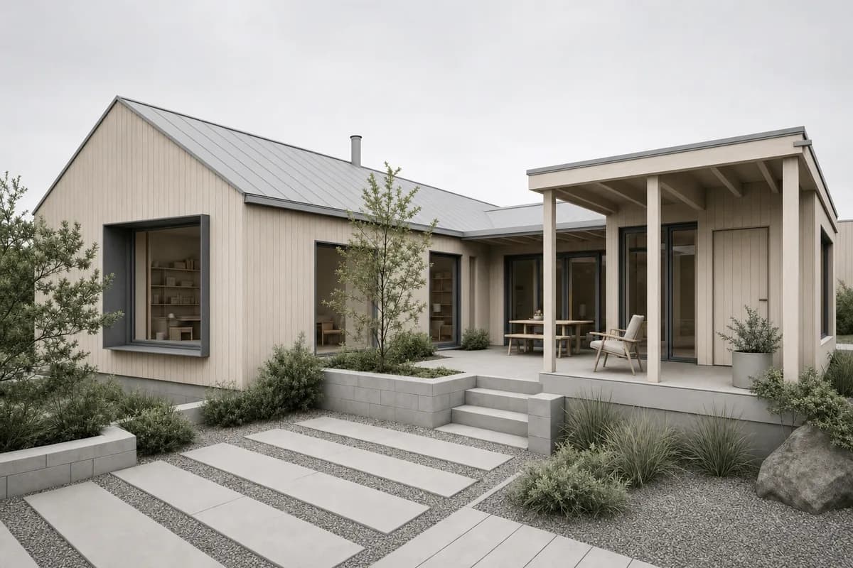 Synthetic Shaded material view prepared as an architectural render source